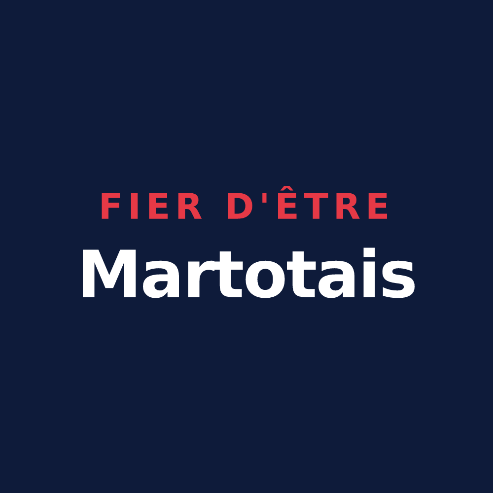 T-shirt « Fier d'être Martotais » — design pour Martot