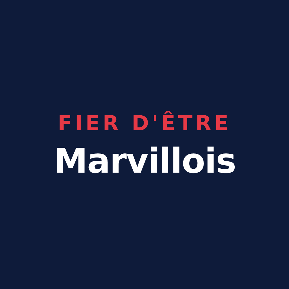 T-shirt « Fier d'être Marvillois » — design pour Marville
