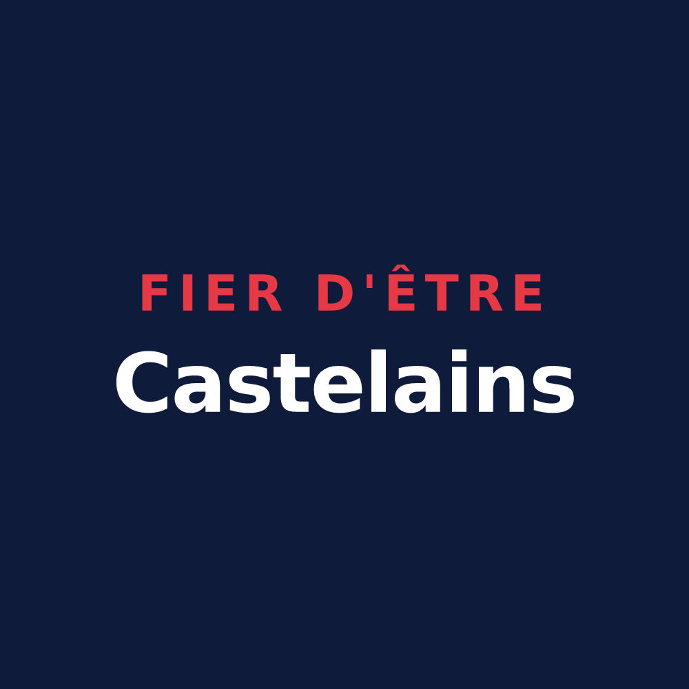 T-shirt « Fier d'être Castelains » — design pour Mas-de-Londres