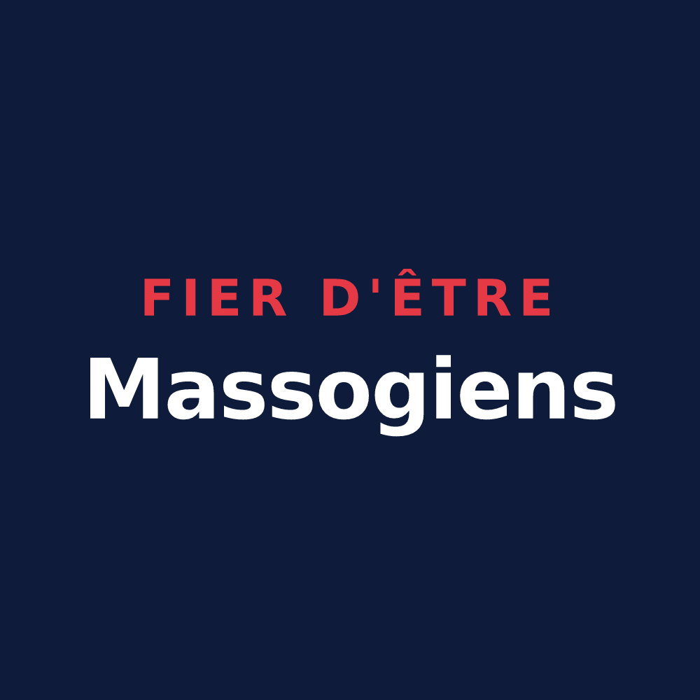 T-shirt « Fier d'être Massogiens » — design pour Mas-Saintes-Puelles