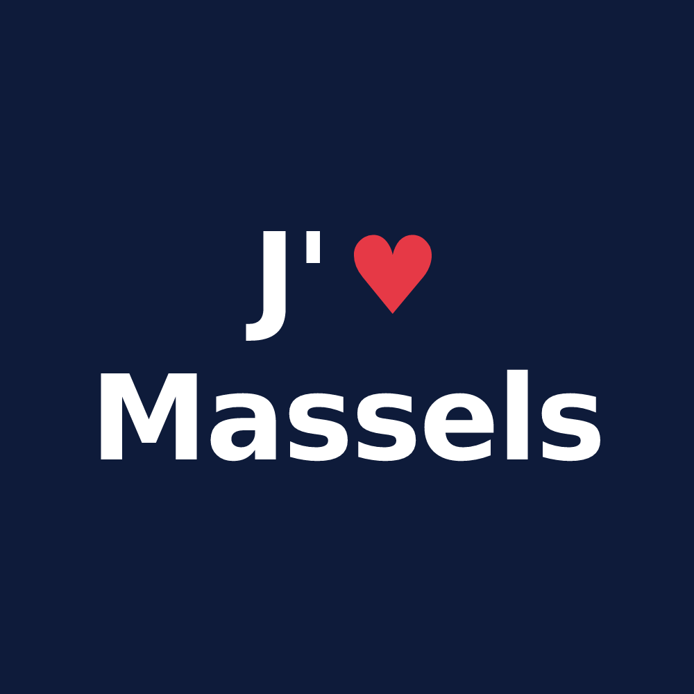 T-shirt personnalisé Massels — design J'aime Massels
