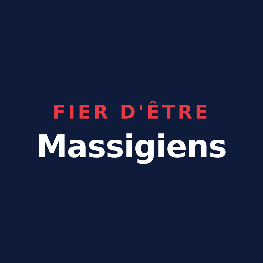 T-shirt « Fier d'être Massigiens » — design pour Massiges