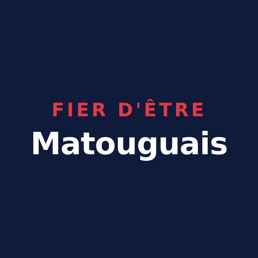T-shirt « Fier d'être Matouguais » — design pour Matougues
