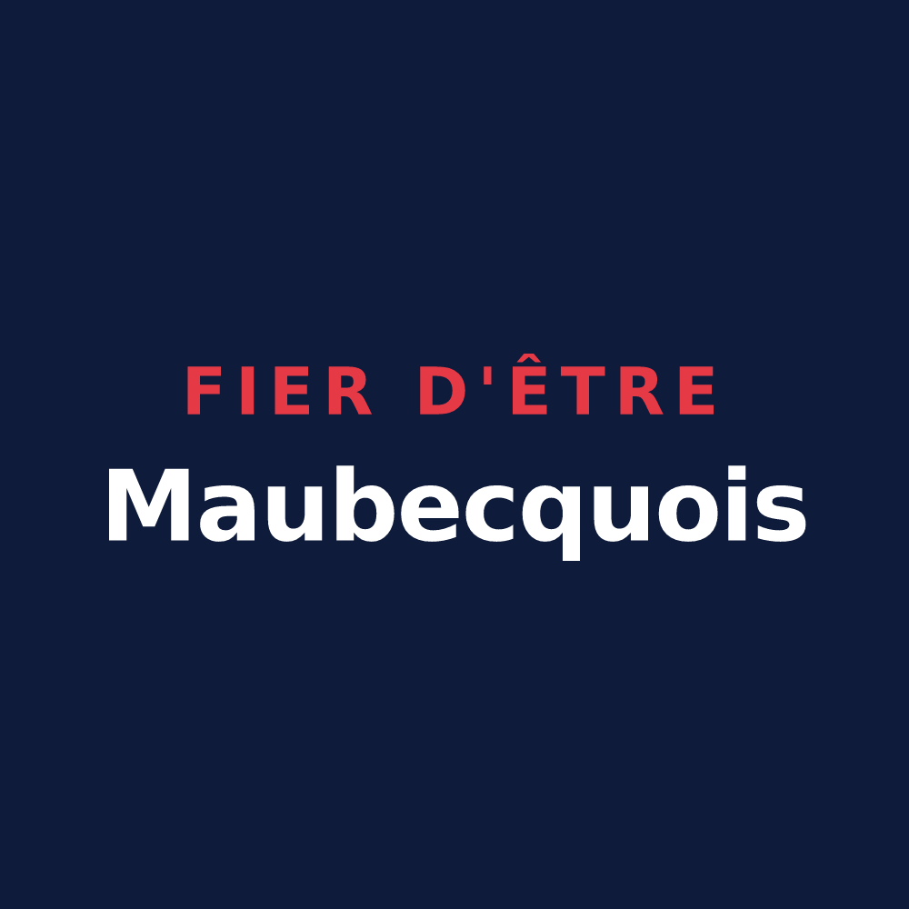 T-shirt « Fier d'être Maubecquois » — design pour Maubec