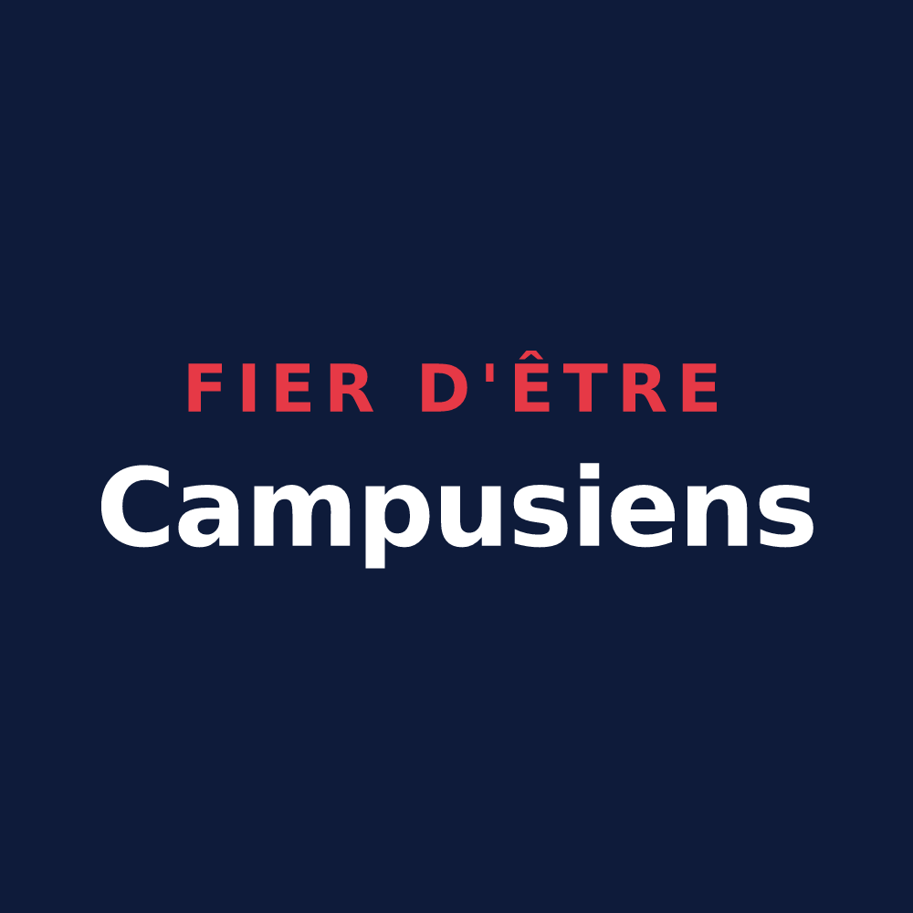 T-shirt « Fier d'être Campusiens » — design pour Mauchamps