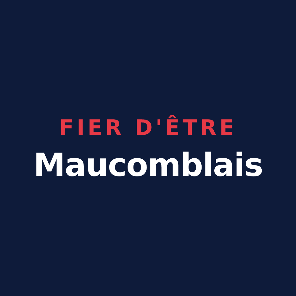 T-shirt « Fier d'être Maucomblais » — design pour Maucomble