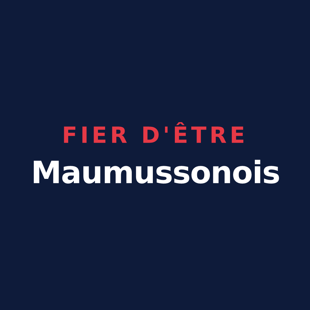 T-shirt « Fier d'être Maumussonois » — design pour Maumusson