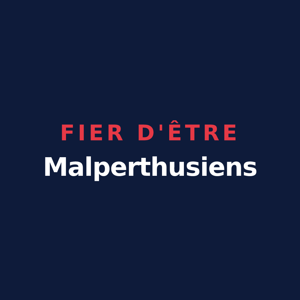 T-shirt « Fier d'être Malperthusiens » — design pour Mauperthuis