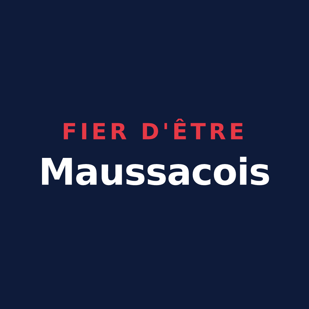 T-shirt « Fier d'être Maussacois » — design pour Maussac