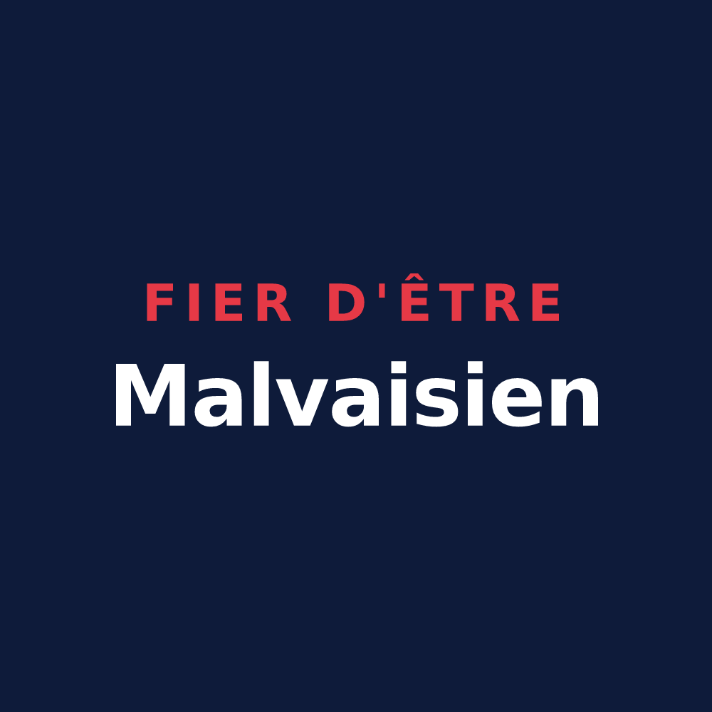 T-shirt « Fier d'être Malvaisien » — design pour Mauves-sur-Huisne