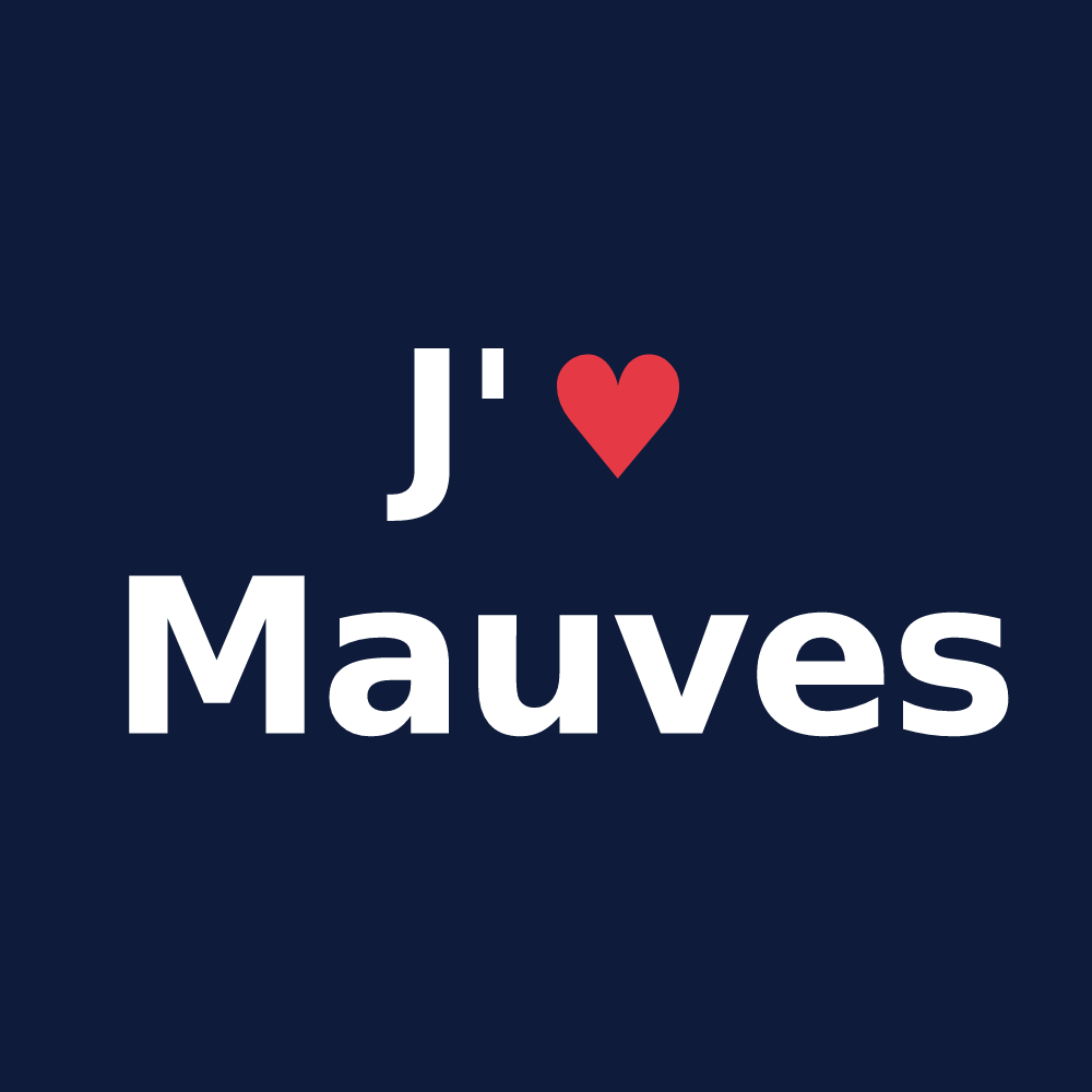 T-shirt personnalisé Mauves — design J'aime Mauves