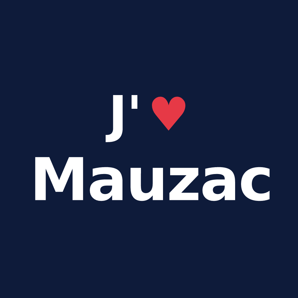 T-shirt personnalisé Mauzac — design J'aime Mauzac
