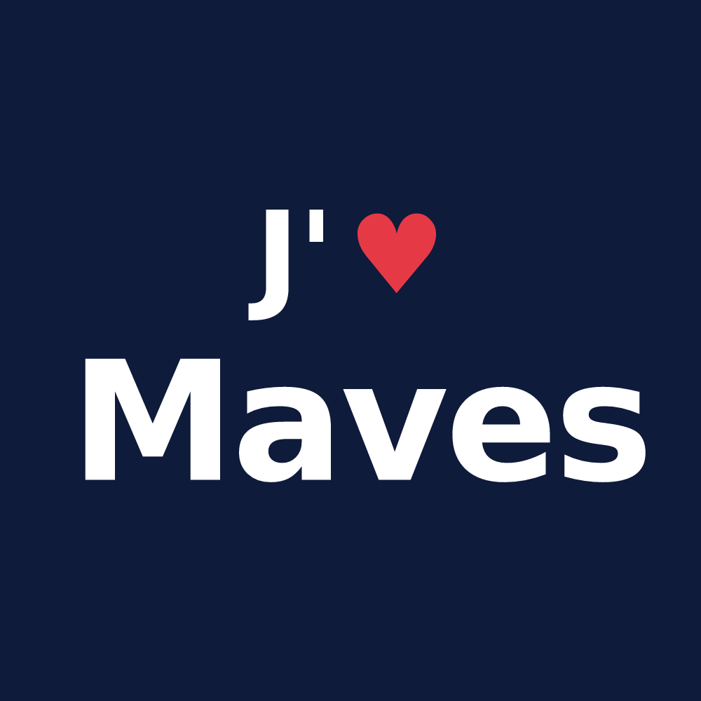 T-shirt personnalisé Maves — design J'aime Maves