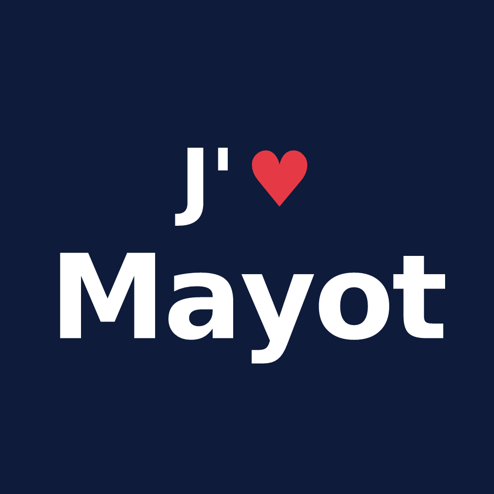 T-shirt personnalisé Mayot — design J'aime Mayot