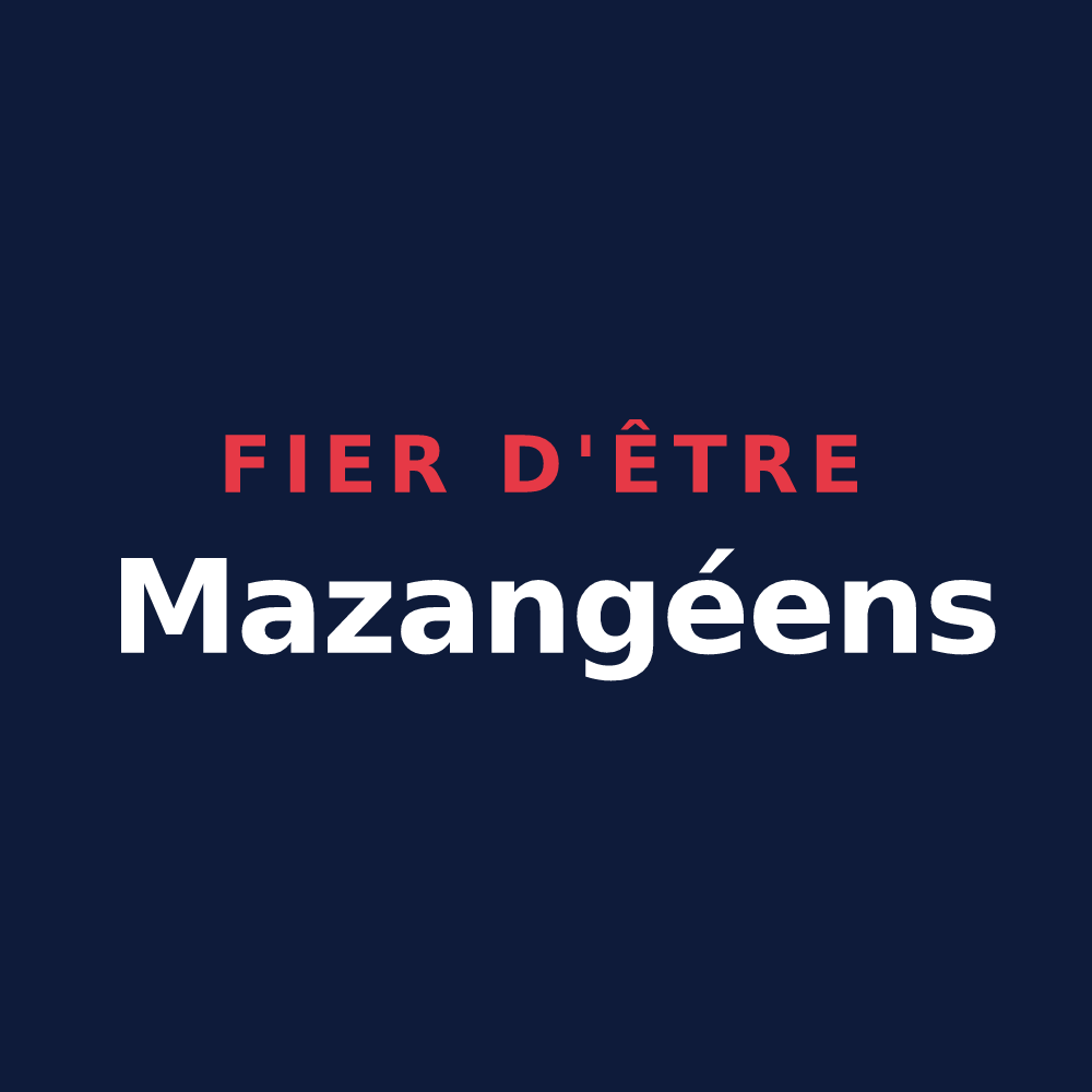 T-shirt « Fier d'être Mazangéens » — design pour Mazangé