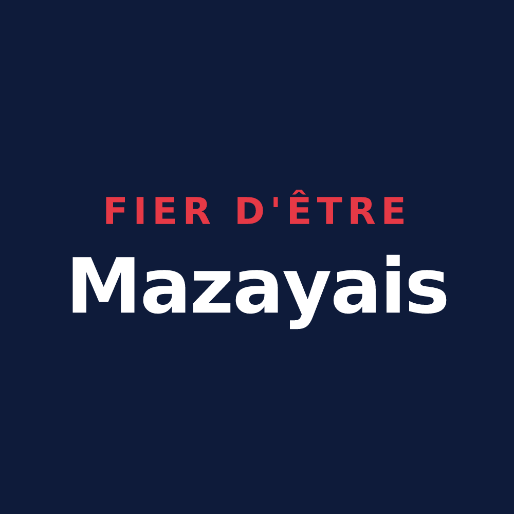T-shirt « Fier d'être Mazayais » — design pour Mazaye
