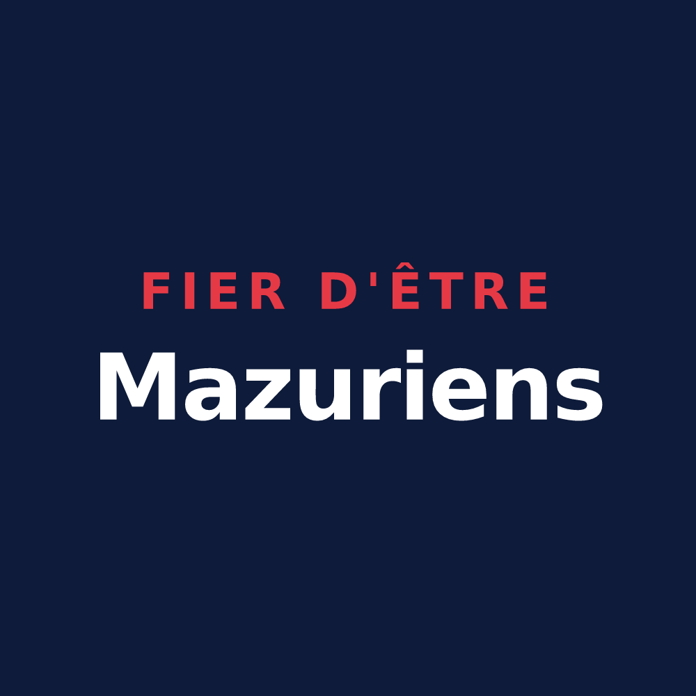T-shirt « Fier d'être Mazuriens » — design pour Mazirot