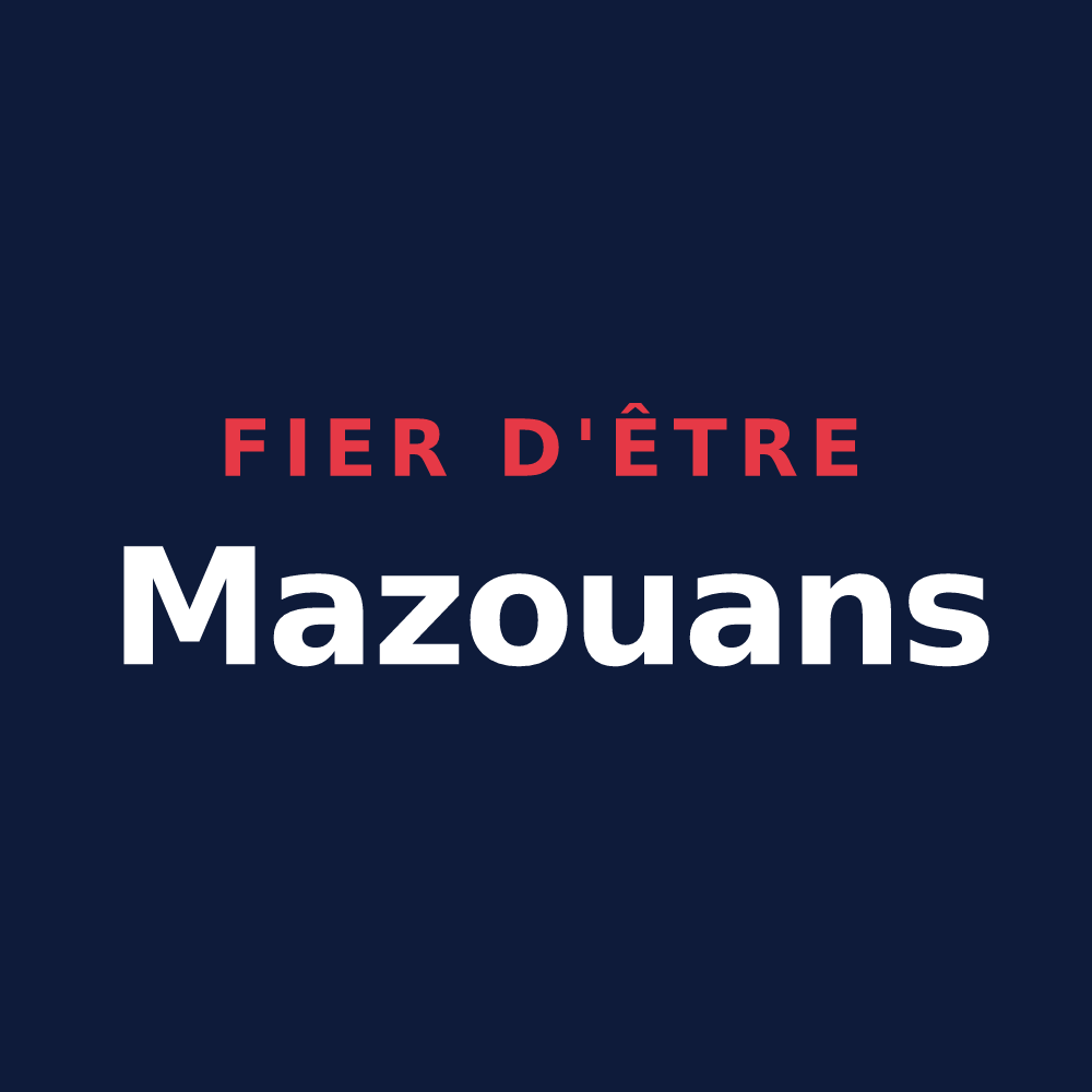 T-shirt « Fier d'être Mazouans » — design pour Mazouau