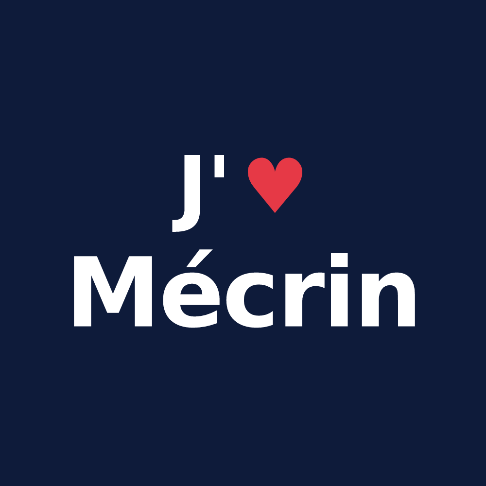 T-shirt personnalisé Mécrin — design J'aime Mécrin