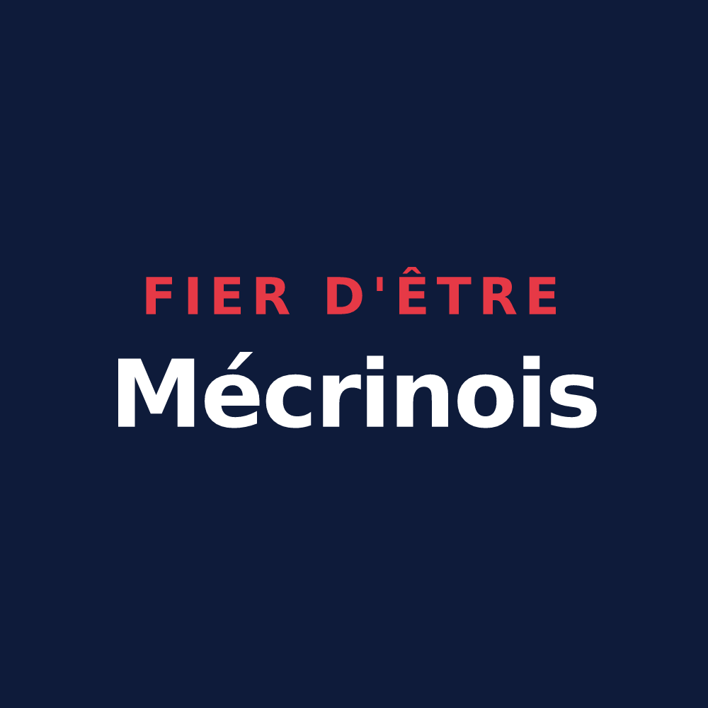 T-shirt « Fier d'être Mécrinois » — design pour Mécrin