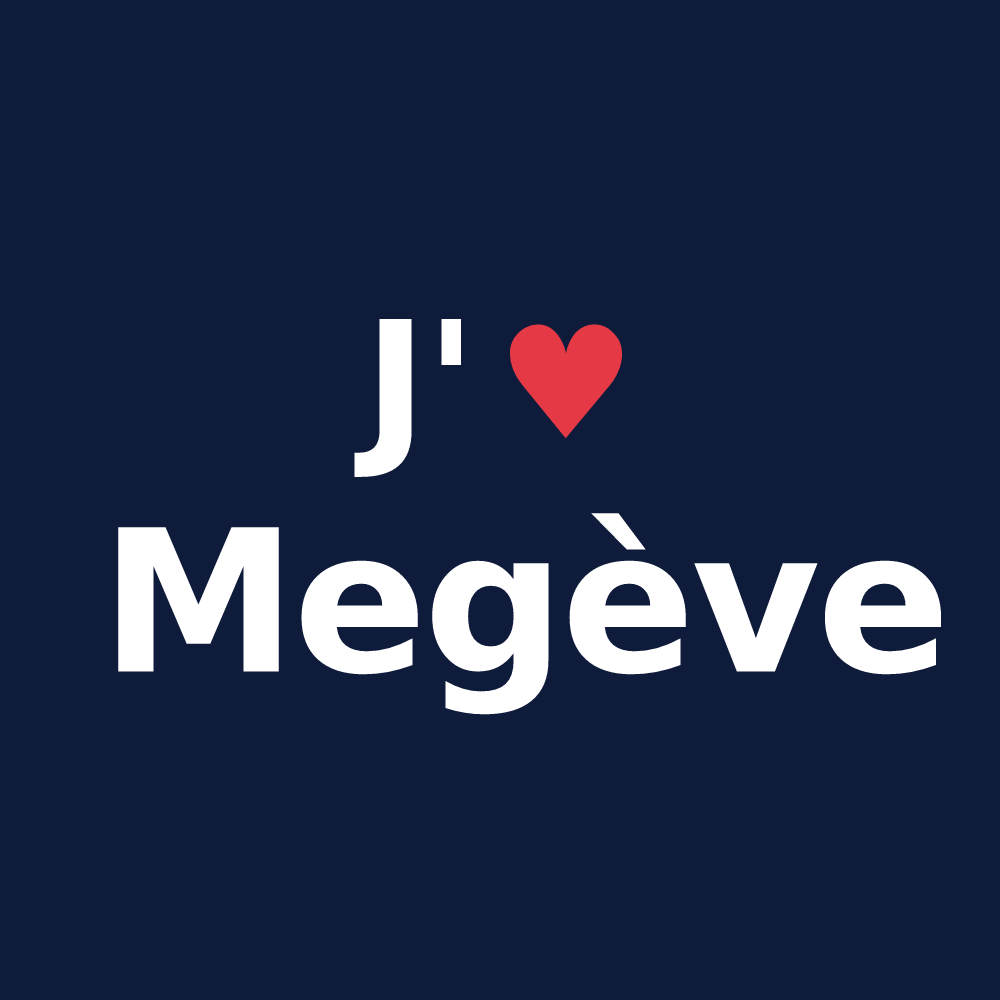 T-shirt personnalisé Megève — design J'aime Megève