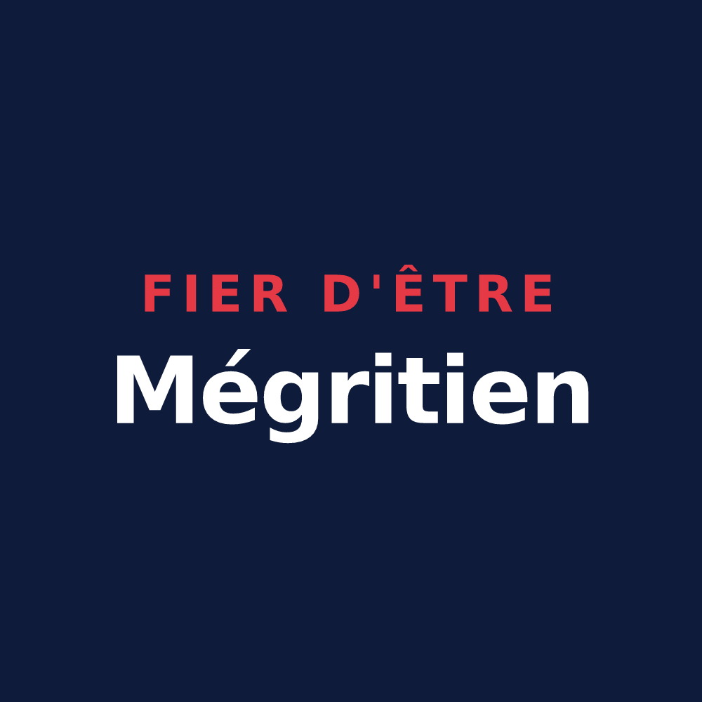 T-shirt « Fier d'être Mégritien » — design pour Mégrit