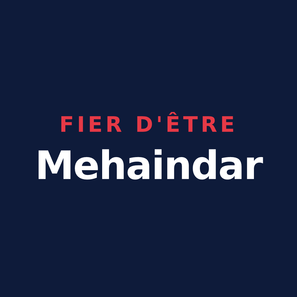 T-shirt « Fier d'être Mehaindar » — design pour Méharin