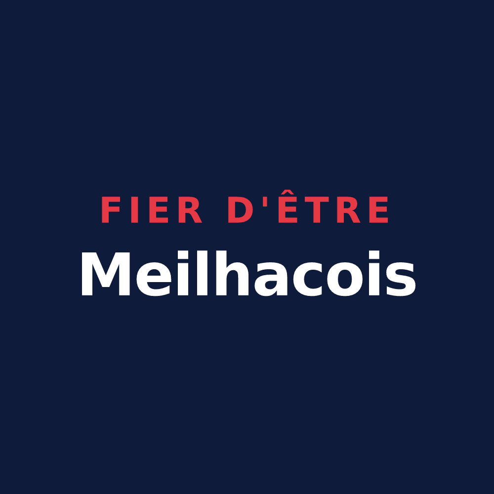 T-shirt « Fier d'être Meilhacois » — design pour Meilhac