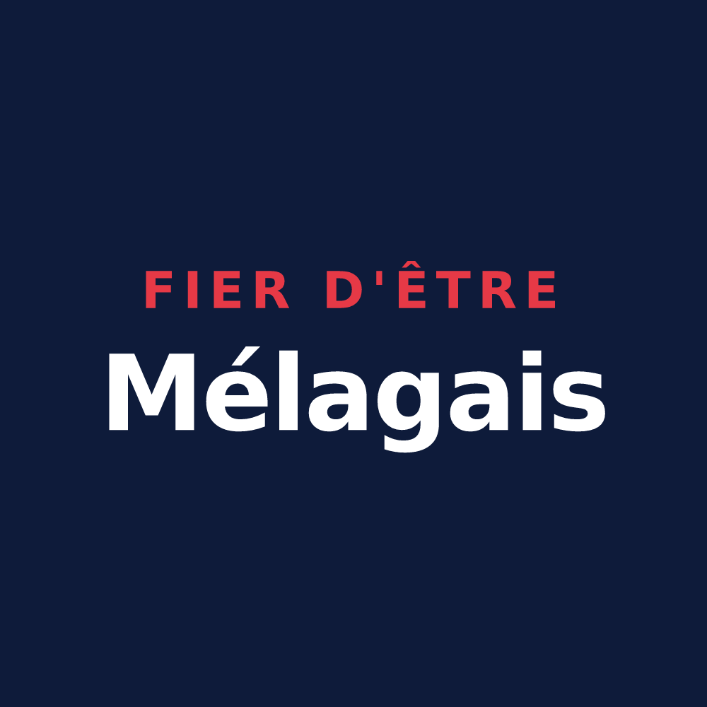 T-shirt « Fier d'être Mélagais » — design pour Mélagues