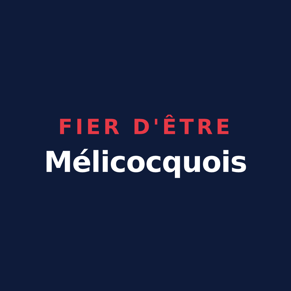T-shirt « Fier d'être Mélicocquois » — design pour Mélicocq