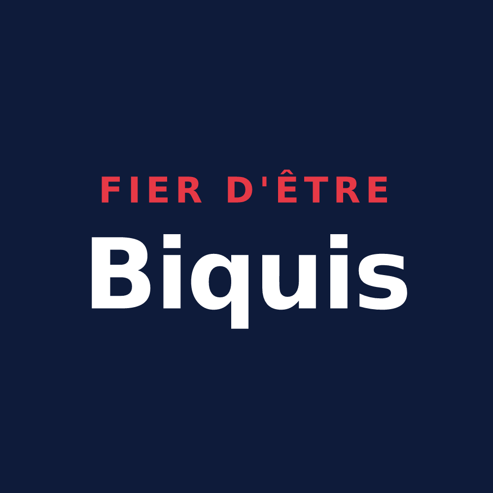 T-shirt « Fier d'être Biquis » — design pour Méligny-le-Petit