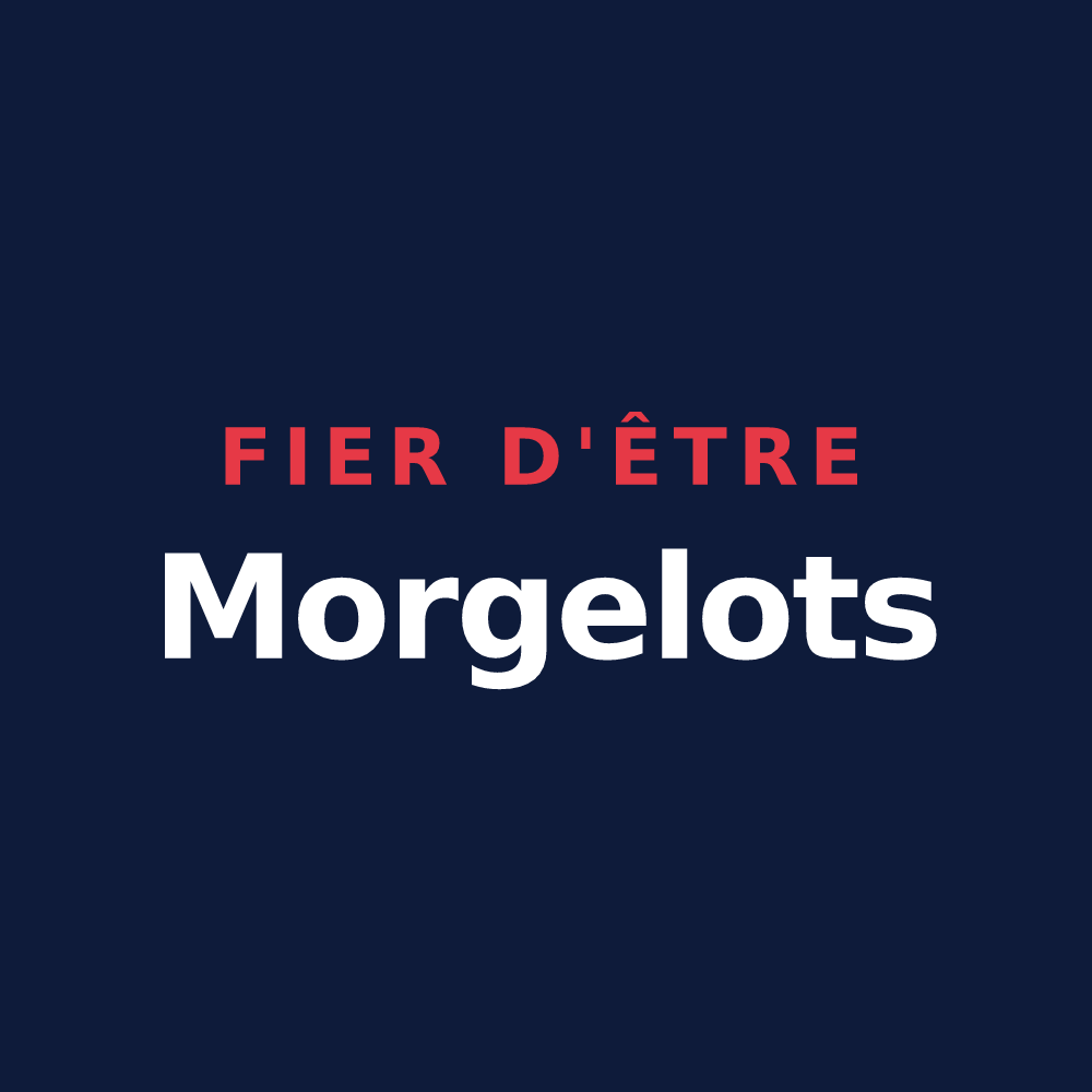 T-shirt « Fier d'être Morgelots » — design pour Mélisey