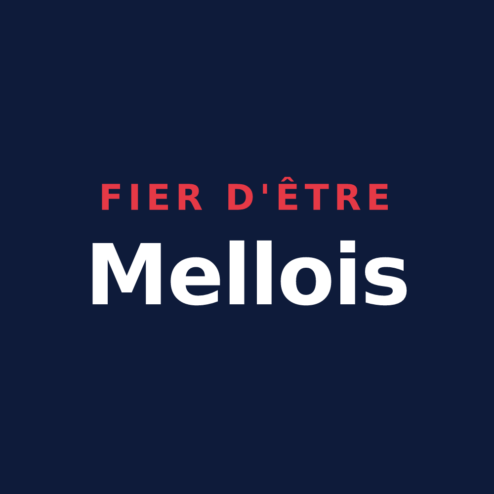 T-shirt « Fier d'être Mellois » — design pour Melle
