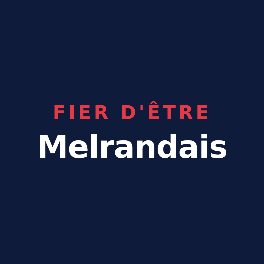 T-shirt « Fier d'être Melrandais » — design pour Melrand