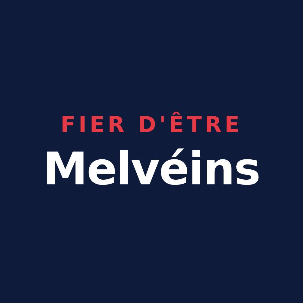 T-shirt « Fier d'être Melvéins » — design pour Melve