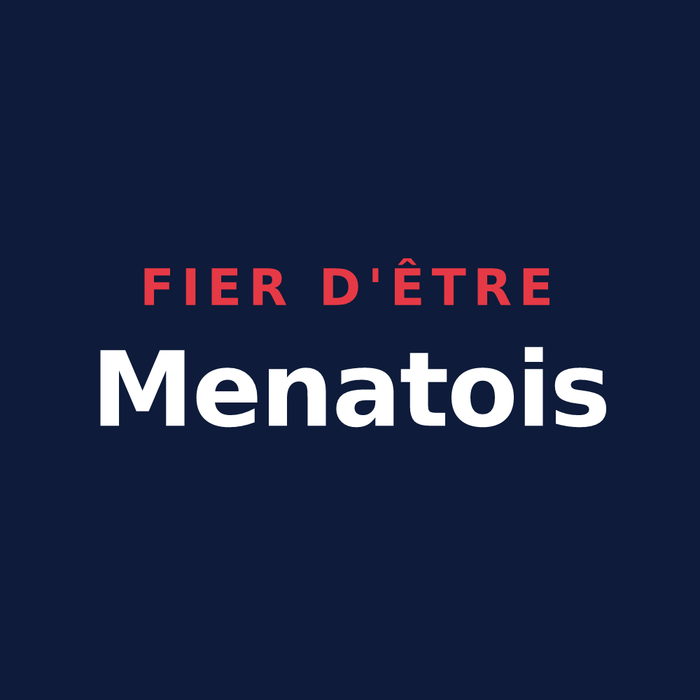 T-shirt « Fier d'être Menatois » — design pour Menat