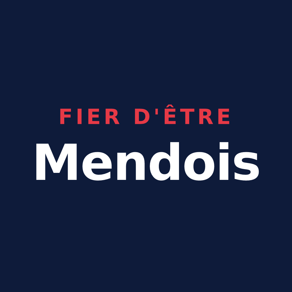 T-shirt « Fier d'être Mendois » — design pour Mende