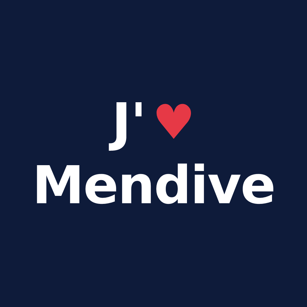 T-shirt personnalisé Mendive — design J'aime Mendive