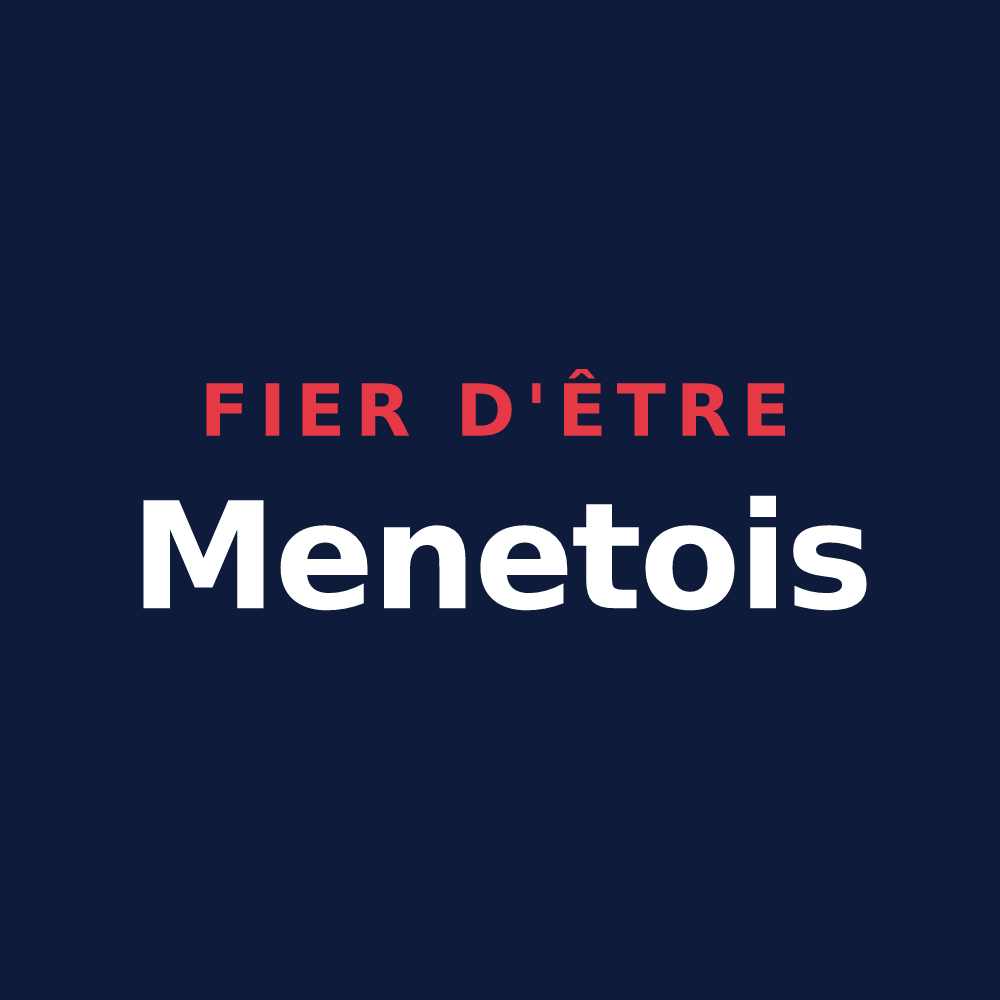 T-shirt « Fier d'être Menetois » — design pour Menet