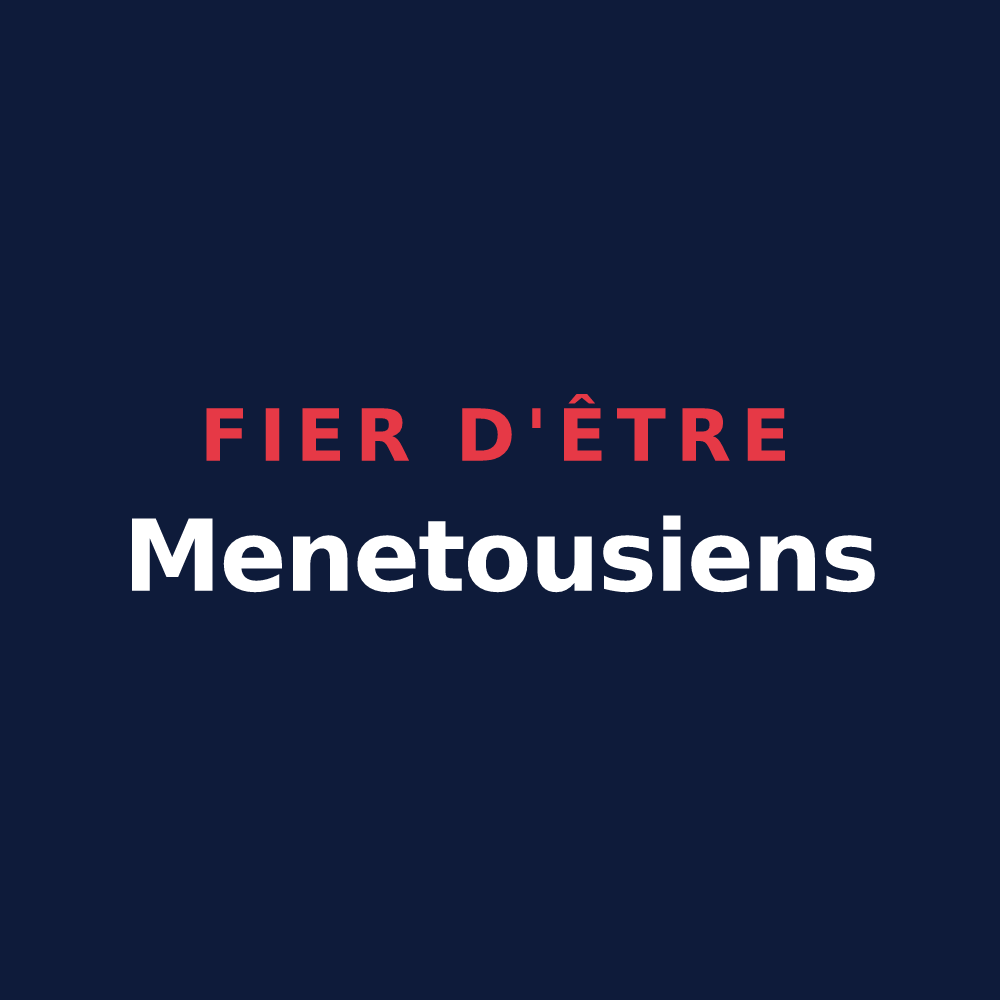 T-shirt « Fier d'être Menetousiens » — design pour Menetou-sur-Nahon