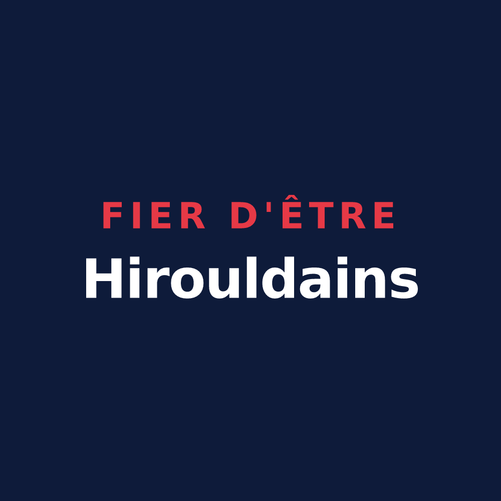 T-shirt « Fier d'être Hirouldains » — design pour Ménil-Erreux