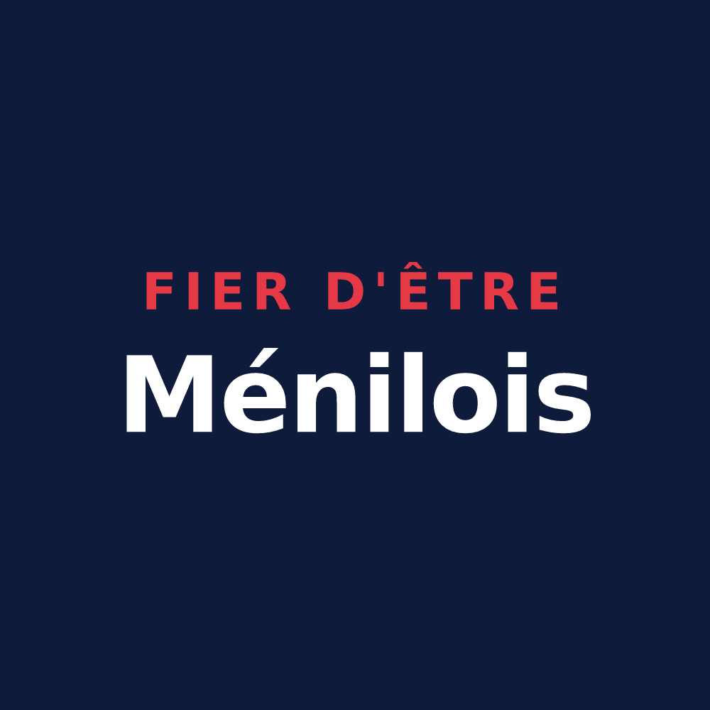T-shirt « Fier d'être Ménilois » — design pour Ménil