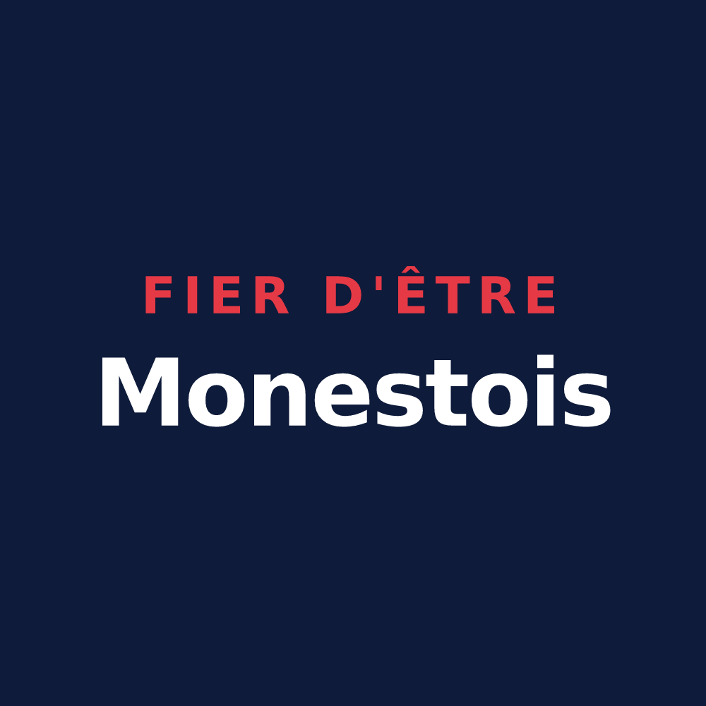 T-shirt « Fier d'être Monestois » — design pour Mennetou-sur-Cher