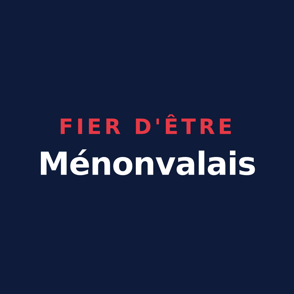 T-shirt « Fier d'être Ménonvalais » — design pour Ménonval