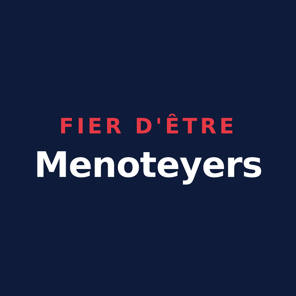 T-shirt « Fier d'être Menoteyers » — design pour Menotey