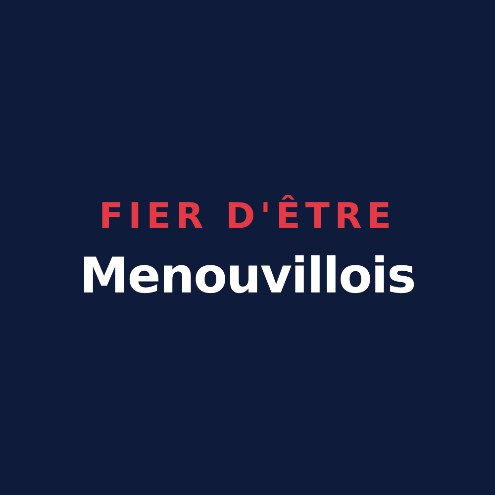 T-shirt « Fier d'être Menouvillois » — design pour Menouville