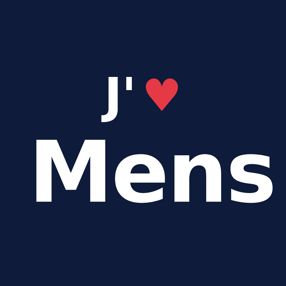 T-shirt personnalisé Mens — design J'aime Mens