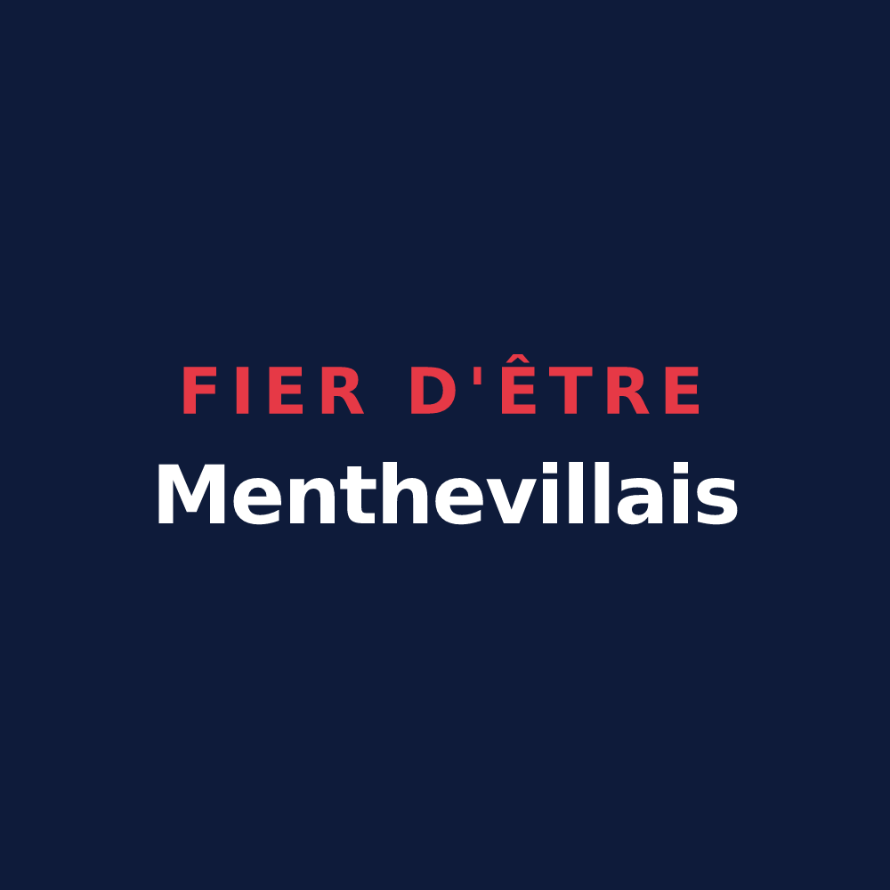 T-shirt « Fier d'être Menthevillais » — design pour Mentheville