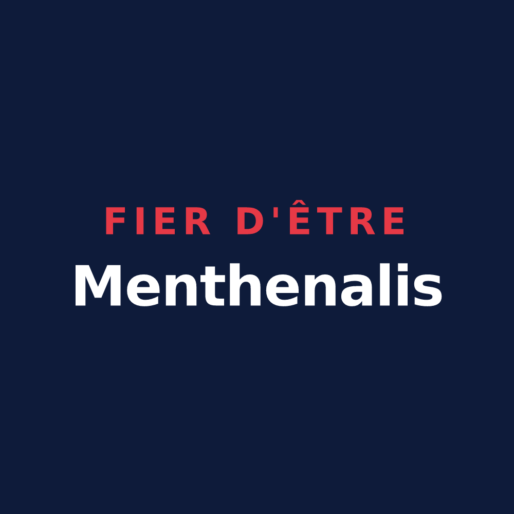 T-shirt « Fier d'être Menthenalis » — design pour Menthonnex-en-Bornes
