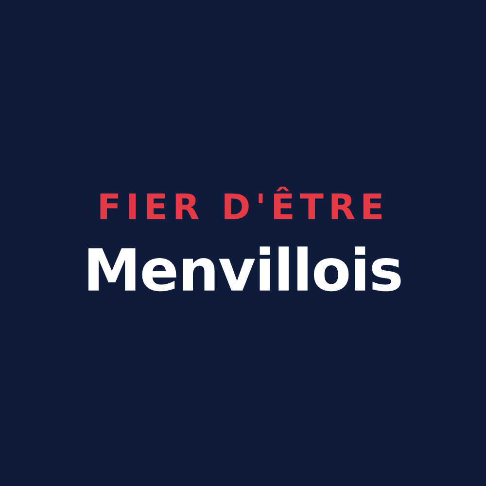 T-shirt « Fier d'être Menvillois » — design pour Menville